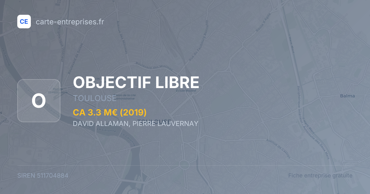 OBJECTIF LIBRE — 511704884 — fiche entreprise