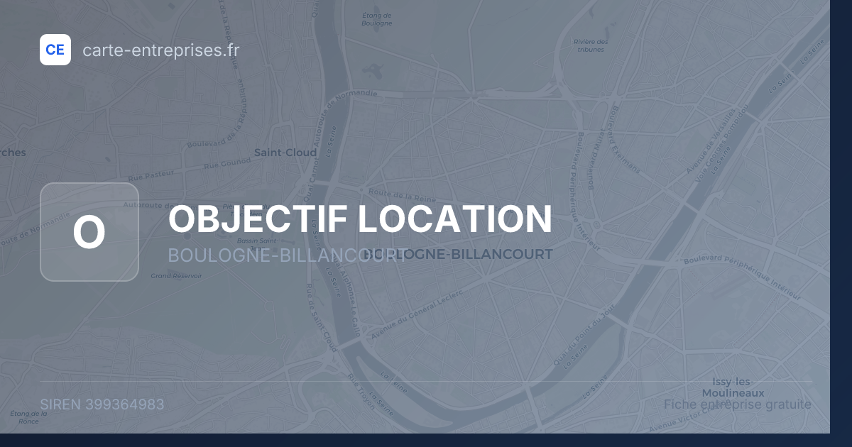 OBJECTIF LOCATION — 399364983 — fiche entreprise