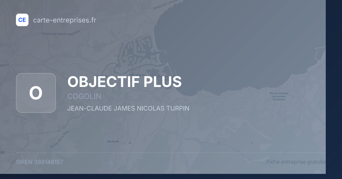 OBJECTIF PLUS — 388148157 — fiche entreprise