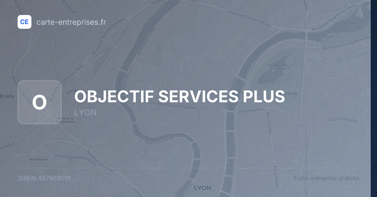 OBJECTIF SERVICES PLUS — 487869018 — fiche entreprise