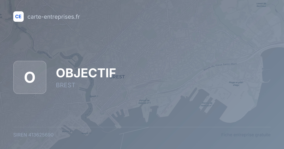 OBJECTIF — 413625690 — fiche entreprise