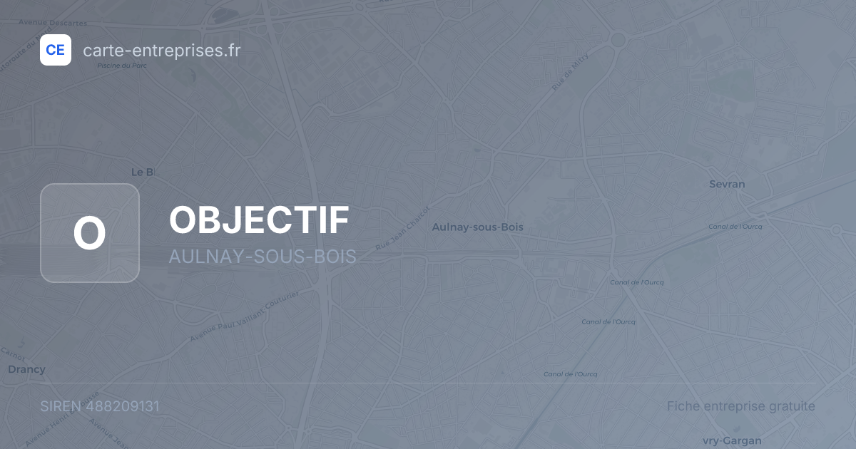 OBJECTIF — 488209131 — fiche entreprise
