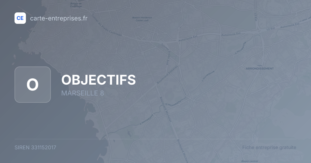 OBJECTIFS — 331152017 — fiche entreprise