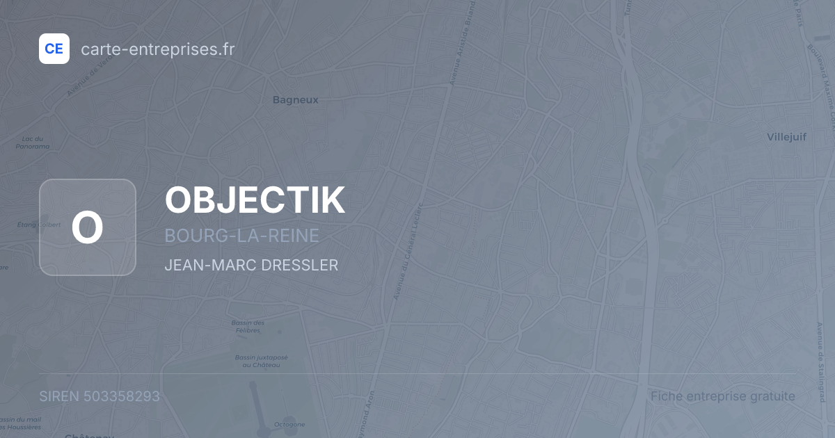 OBJECTIK — 503358293 — fiche entreprise