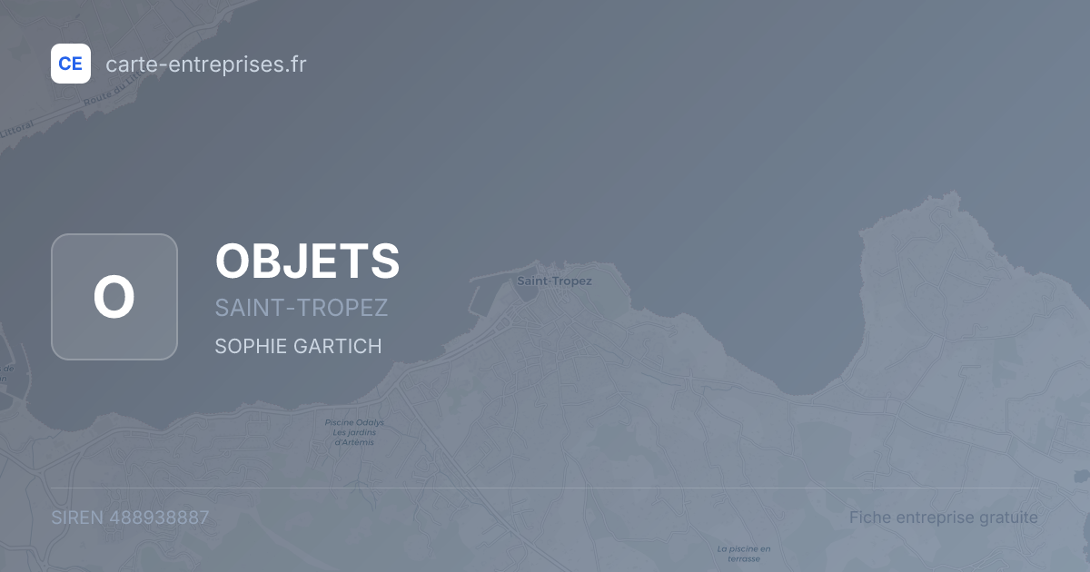 OBJETS — 488938887 — fiche entreprise