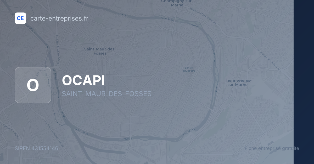 OCAPI — 431554146 — fiche entreprise