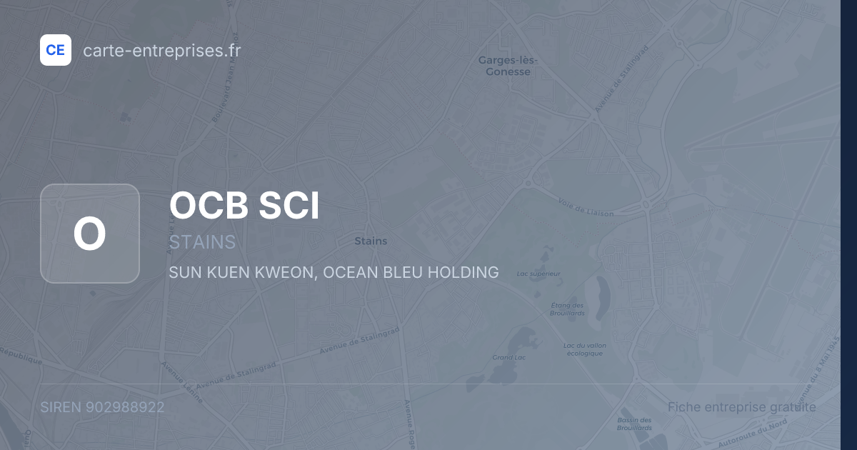 OCB SCI — 902988922 — fiche entreprise