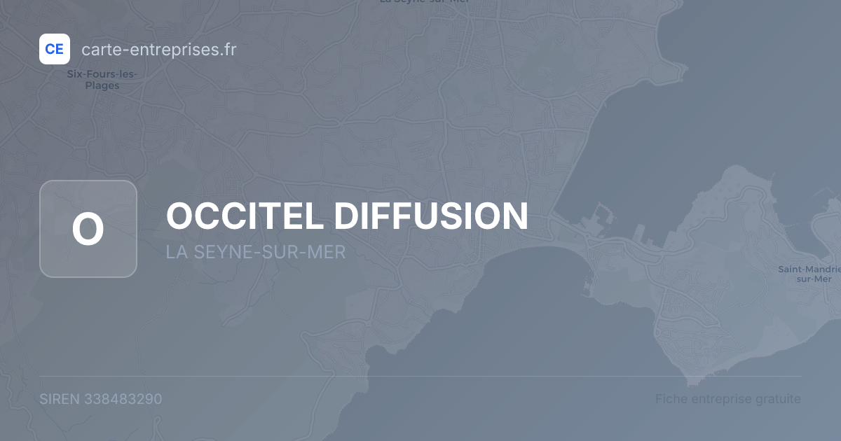 OCCITEL DIFFUSION — 338483290 — fiche entreprise