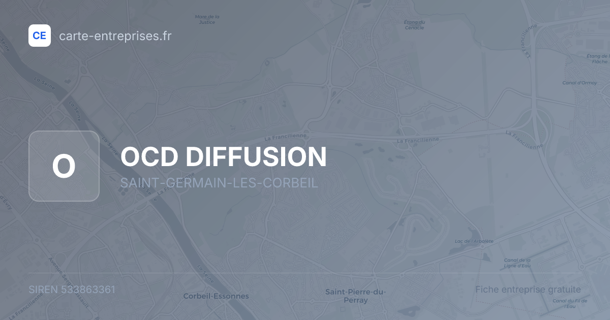 OCD DIFFUSION — 533863361 — fiche entreprise