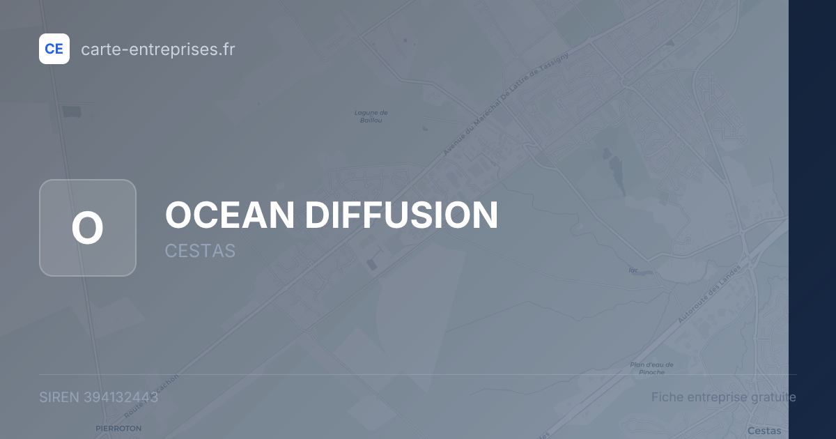 OCEAN DIFFUSION — 394132443 — fiche entreprise