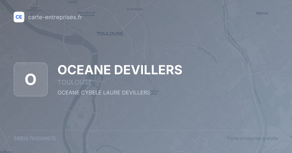 OCEANE DEVILLERS — 793034075 — fiche entreprise
