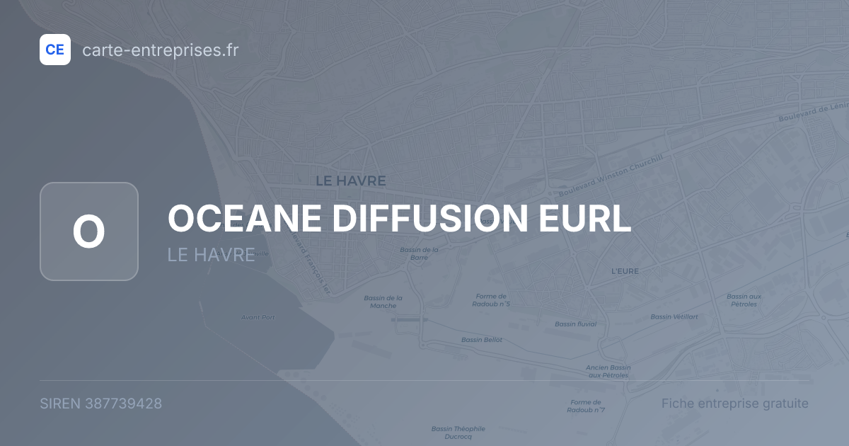 OCEANE DIFFUSION EURL — 387739428 — fiche entreprise