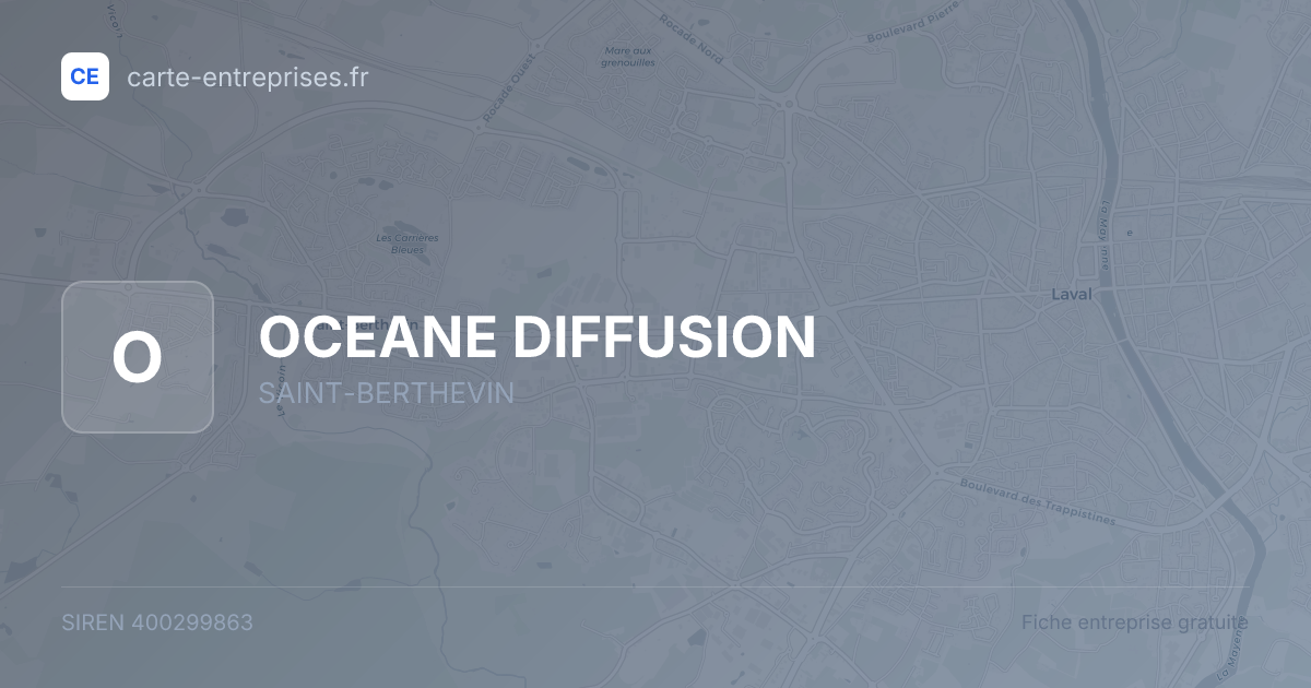 OCEANE DIFFUSION — 400299863 — fiche entreprise