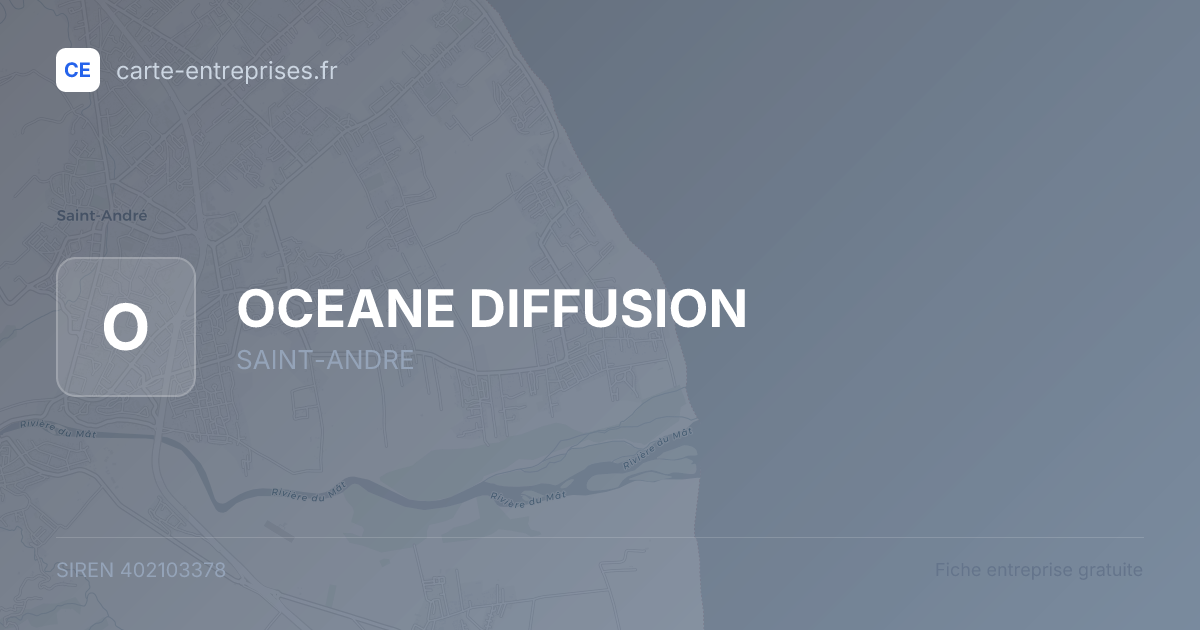 OCEANE DIFFUSION — 402103378 — fiche entreprise