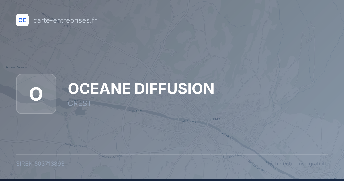 OCEANE DIFFUSION — 503713893 — fiche entreprise