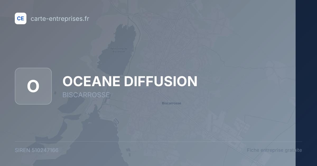 OCEANE DIFFUSION — 510247166 — fiche entreprise