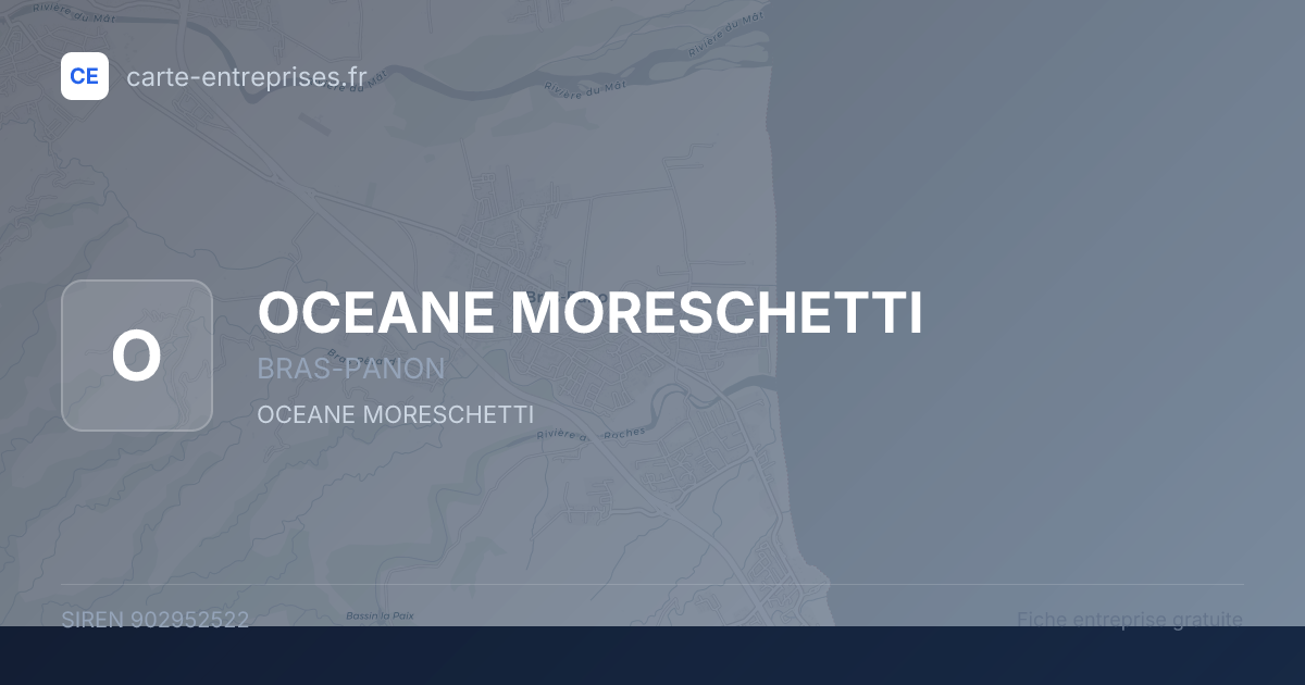 OCEANE MORESCHETTI — 902952522 — fiche entreprise