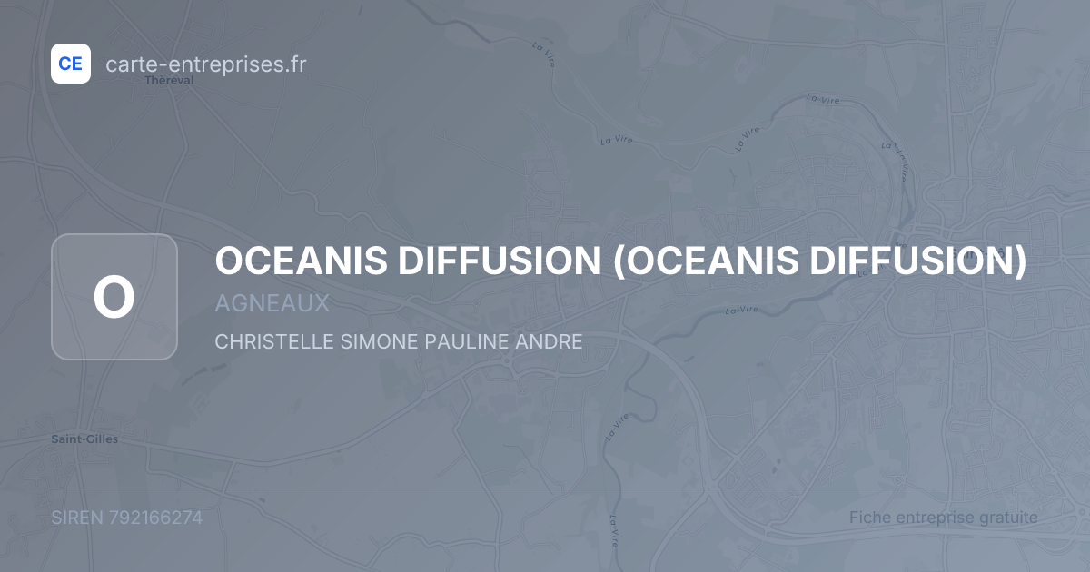 OCEANIS DIFFUSION — 792166274 — fiche entreprise