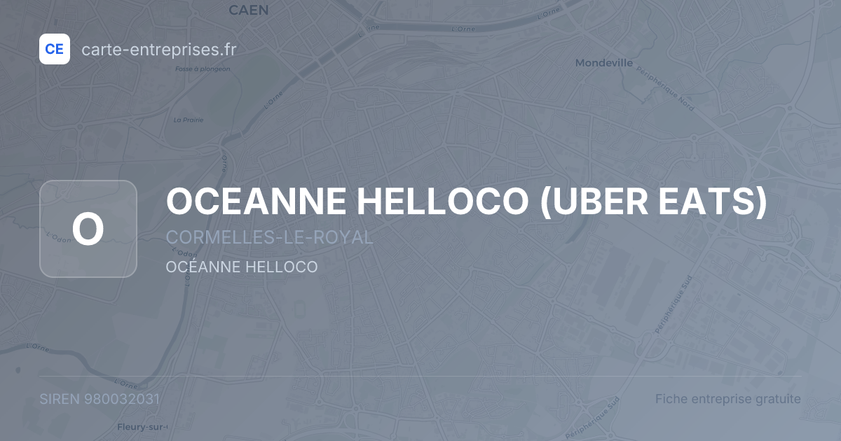 OCEANNE HELLOCO (UBER EATS) — 980032031 — fiche entreprise