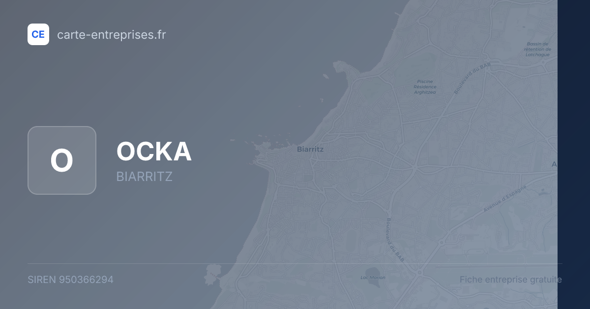 OCKA — 950366294 — fiche entreprise