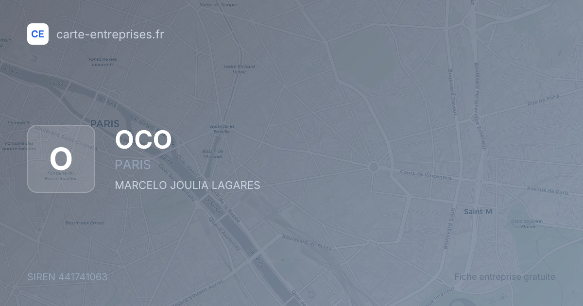 OCO — 441741063 — fiche entreprise
