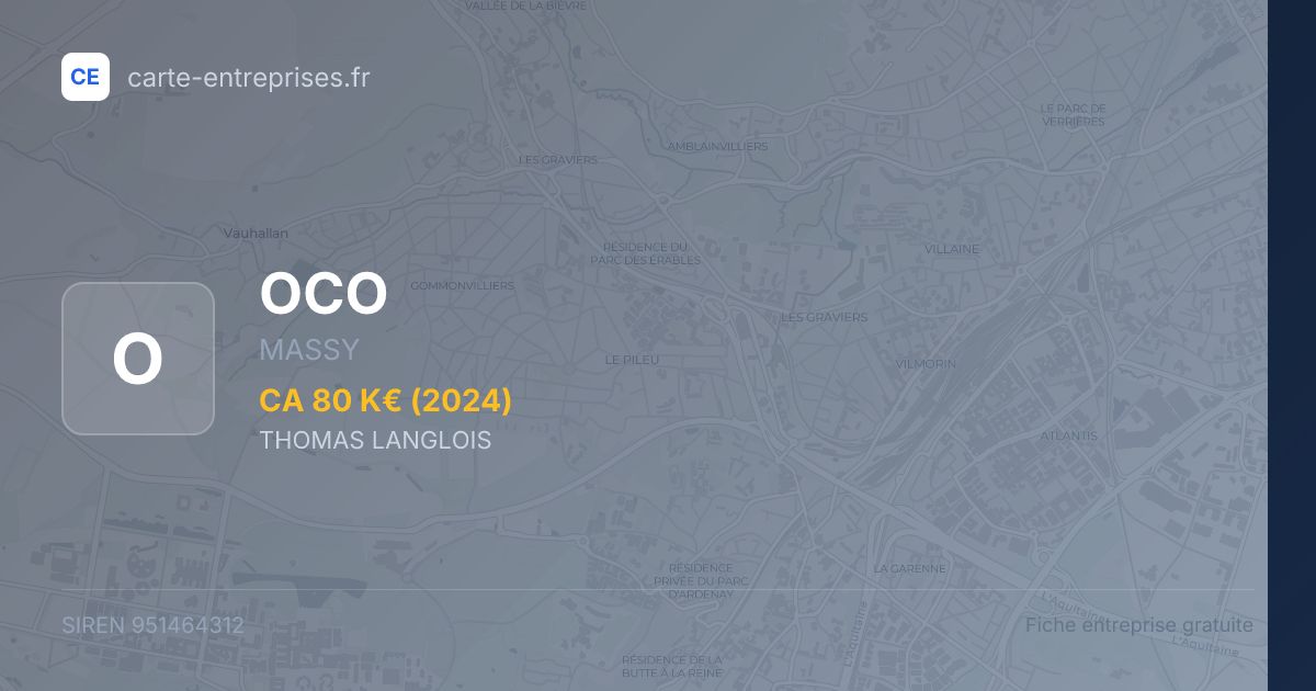 OCO — 951464312 — fiche entreprise