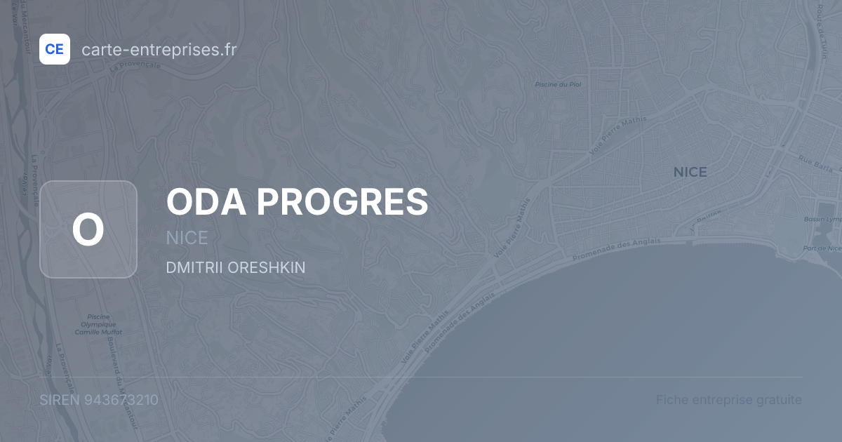 ODA PROGRES — 943673210 — fiche entreprise