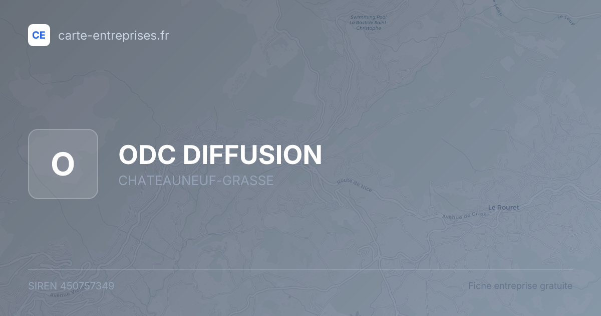 ODC DIFFUSION — 450757349 — fiche entreprise