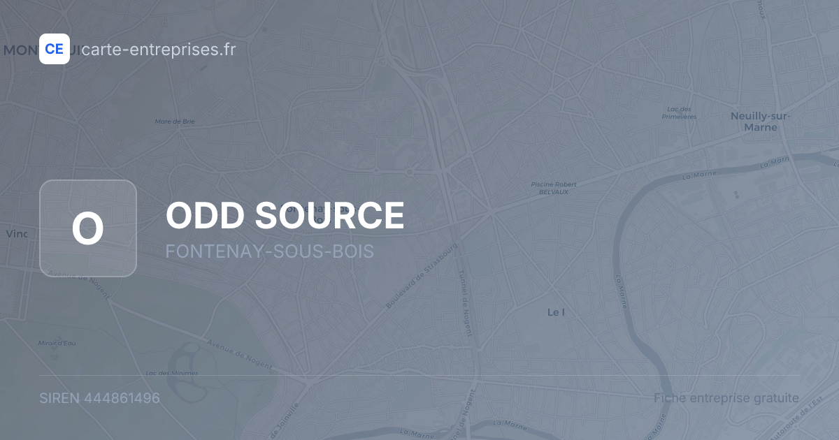ODD SOURCE — 444861496 — fiche entreprise