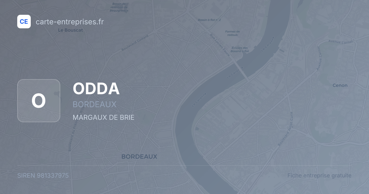 ODDA — 981337975 — fiche entreprise