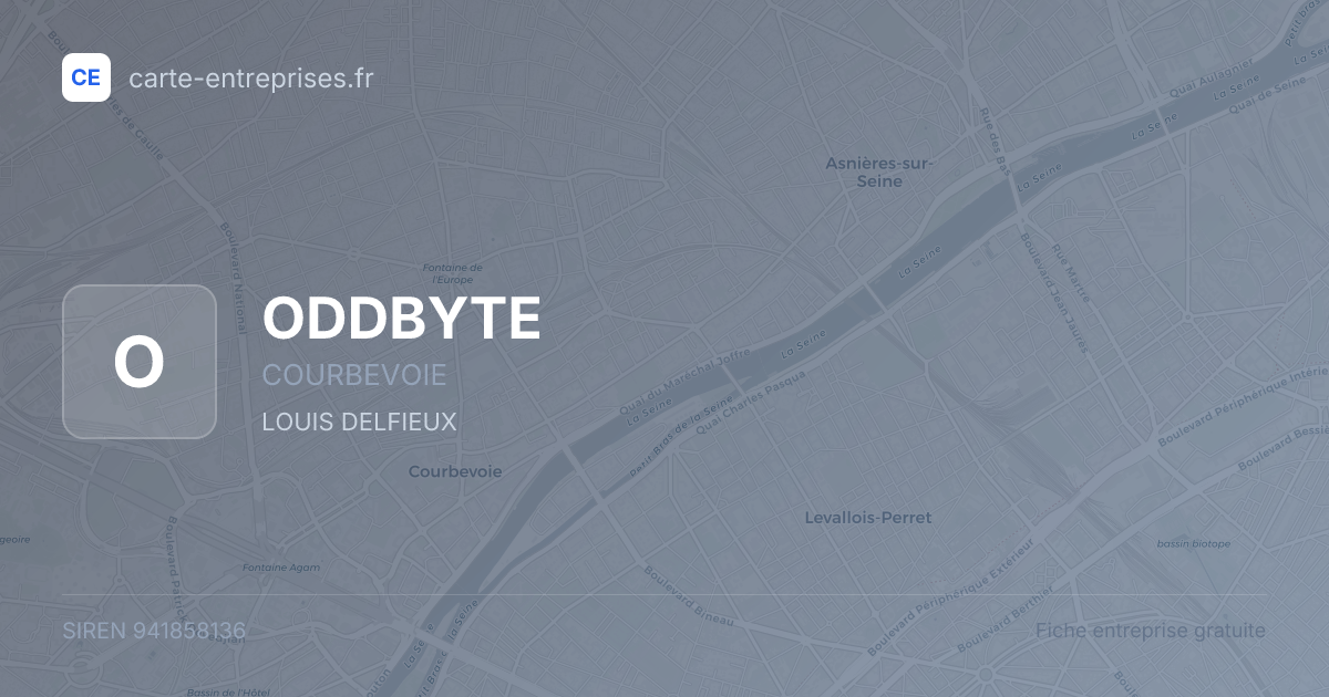 ODDBYTE — 941858136 — fiche entreprise