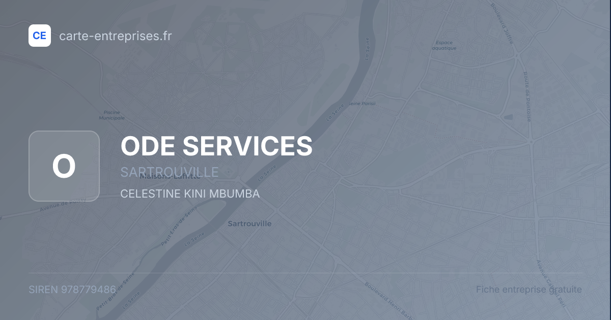 ODE SERVICES — 978779486 — fiche entreprise