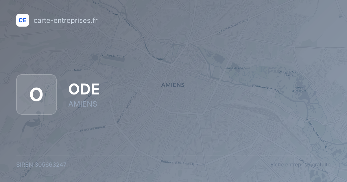 ODE — 305663247 — fiche entreprise