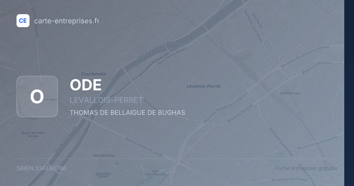 ODE — 514896786 — fiche entreprise