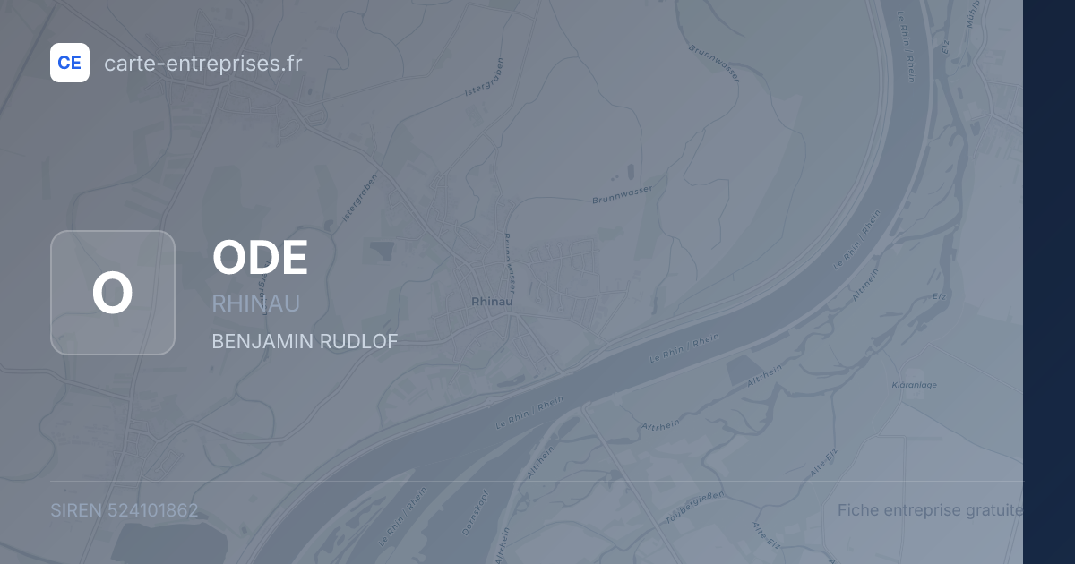 ODE — 524101862 — fiche entreprise