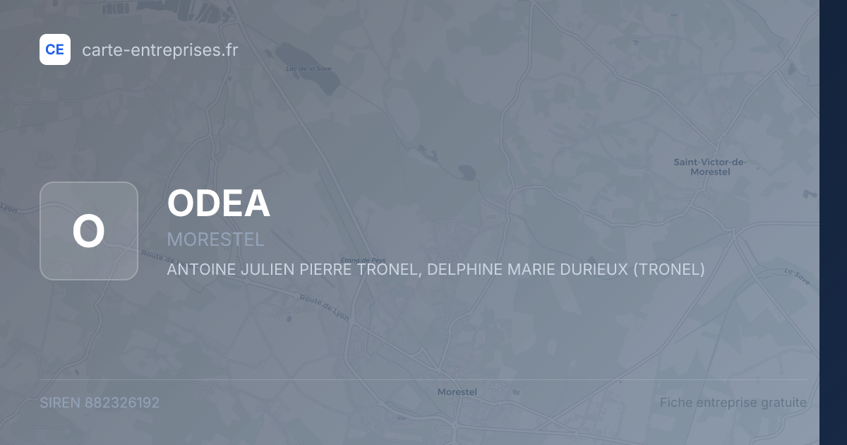 ODEA — 882326192 — fiche entreprise
