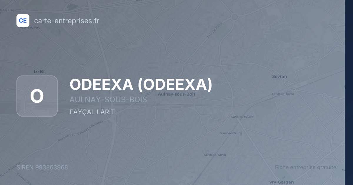 ODEEXA — 993863968 — fiche entreprise