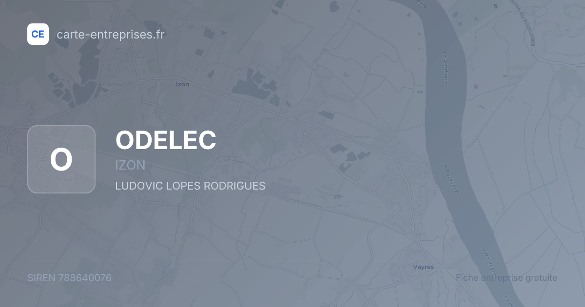 ODELEC — 788640076 — fiche entreprise
