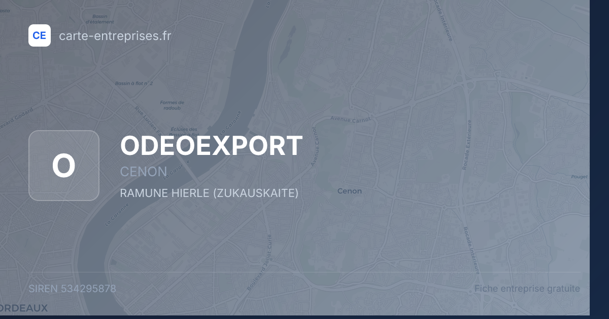 ODEOEXPORT — 534295878 — fiche entreprise
