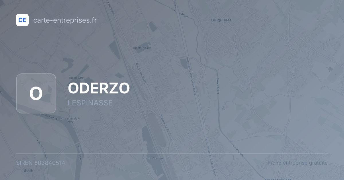 ODERZO — 503840514 — fiche entreprise