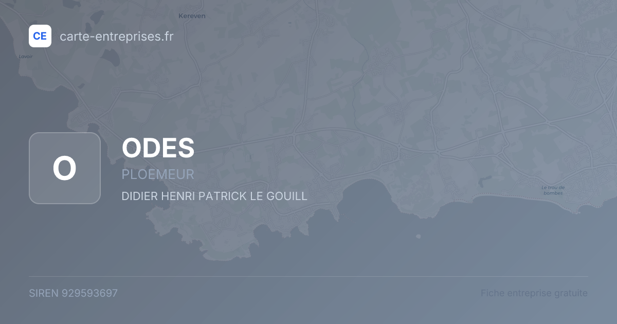 ODES — 929593697 — fiche entreprise
