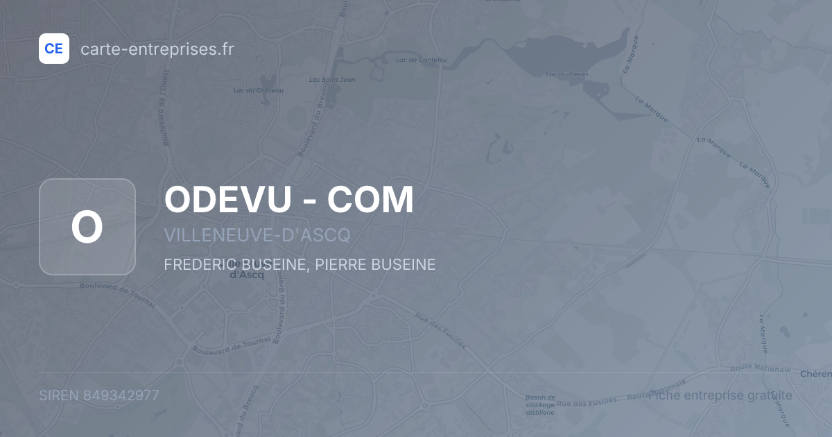 ODEVU - COM — 849342977 — fiche entreprise