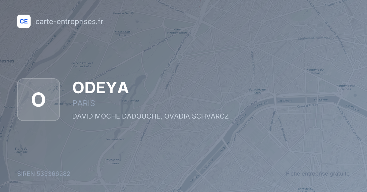 ODEYA — 533366282 — fiche entreprise