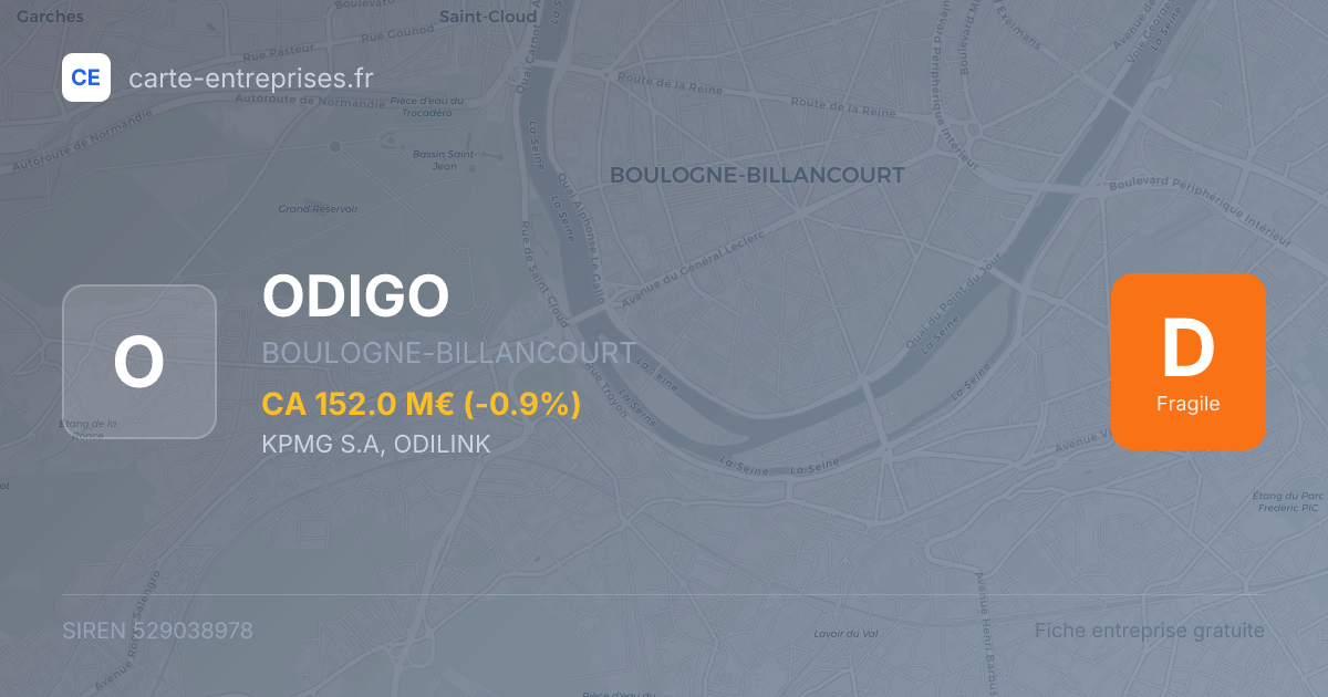 ODIGO — 529038978 — fiche entreprise