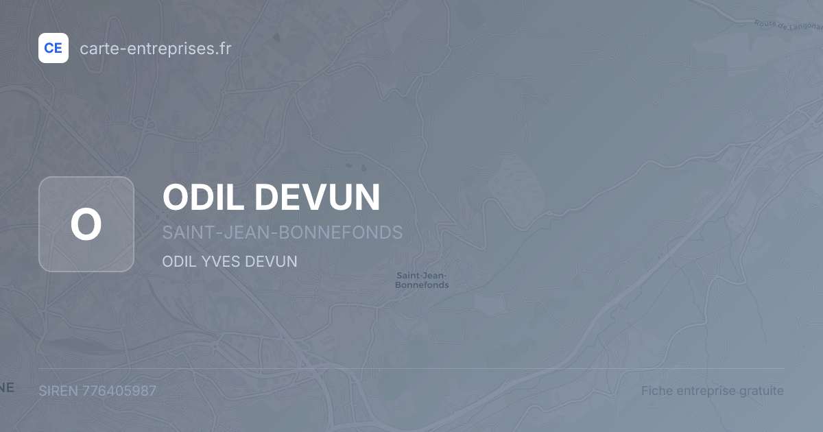 ODIL DEVUN — 776405987 — fiche entreprise