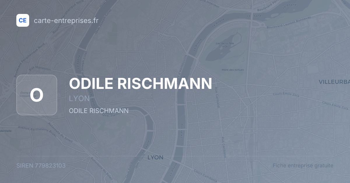 ODILE RISCHMANN — 779823103 — fiche entreprise