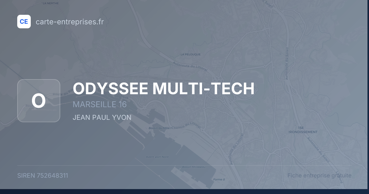 ODYSSEE MULTI-TECH — 752648311 — fiche entreprise
