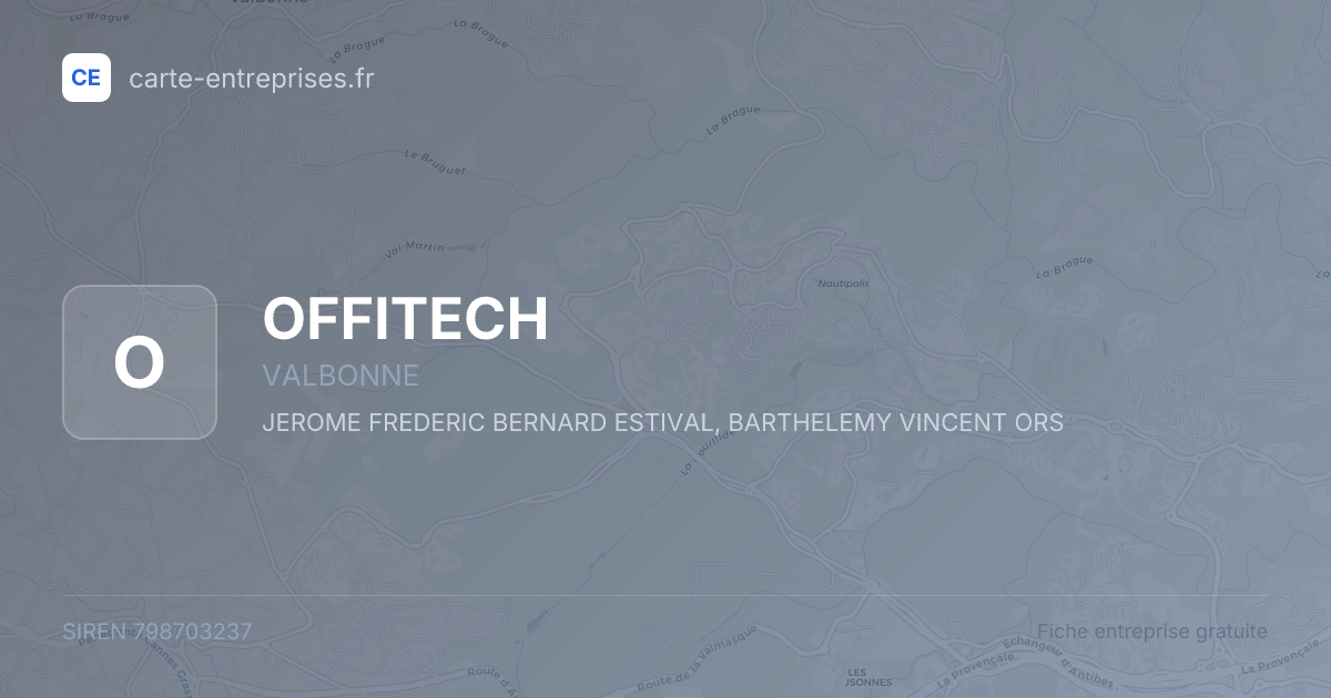 OFFITECH — 798703237 — fiche entreprise
