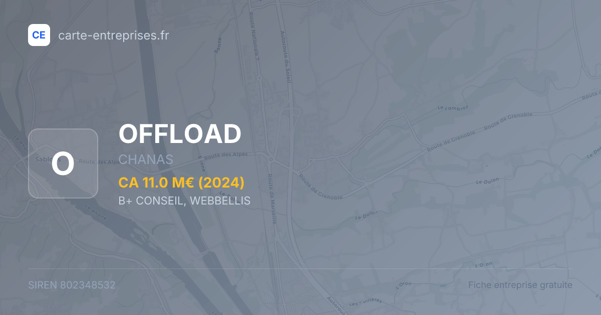 OFFLOAD — 802348532 — fiche entreprise