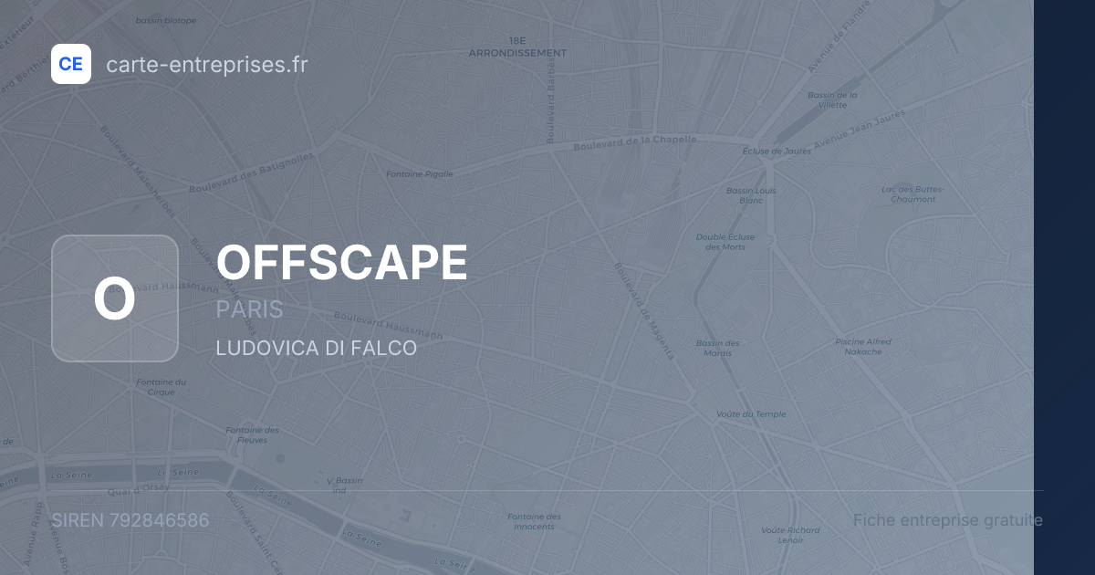 OFFSCAPE — 792846586 — fiche entreprise